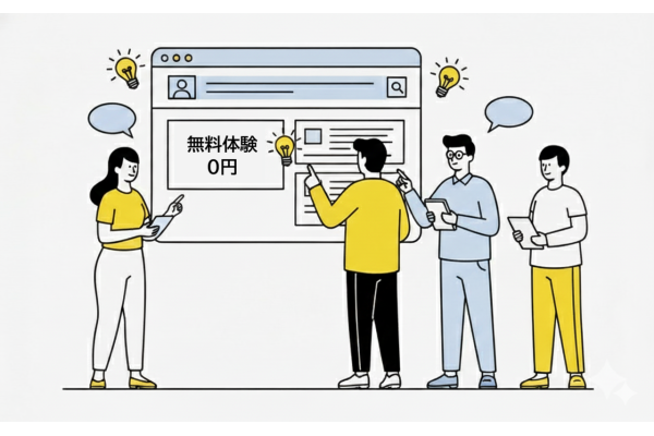 無料体験をわかりやすく伝えるサイト改善のヒント