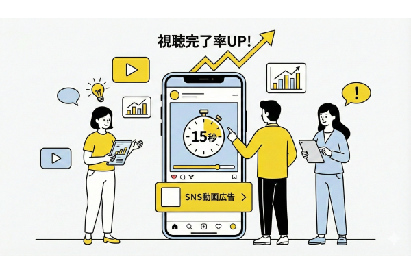 SNS広告は「15秒」が正解？再生率データから見えた改善のヒント