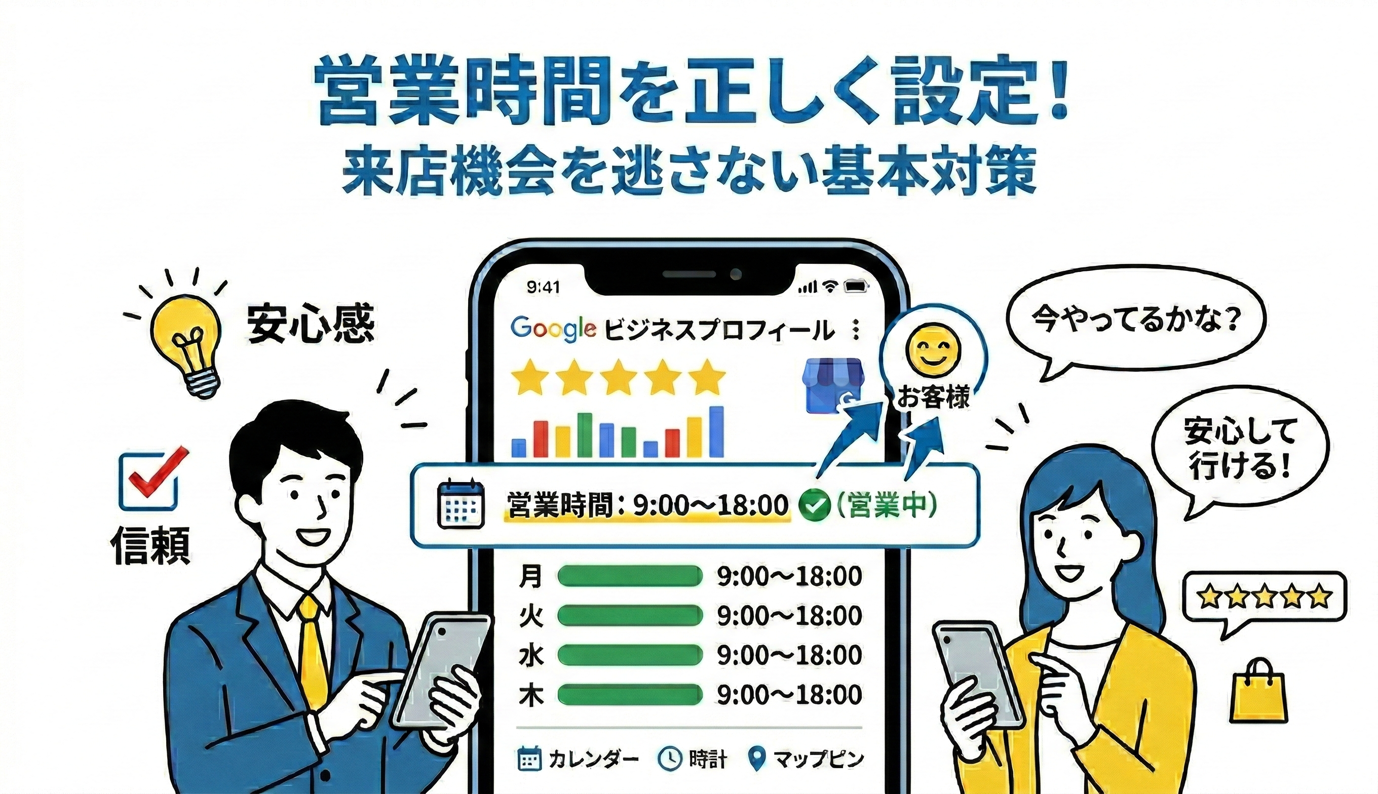 営業時間未設定は要注意｜Googleビジネスプロフィール基本改善ポイント