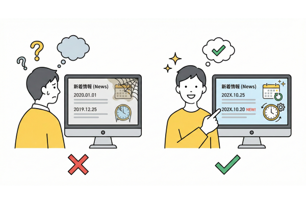 新着情報が止まっていませんか？信頼される会社になるための更新ポイント
